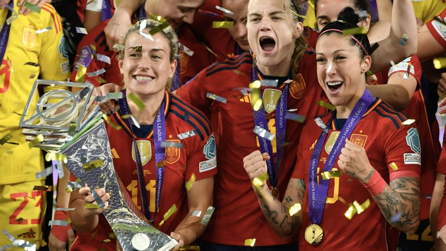 España, campeona de la Liga de Naciones Femenina ante una asistencia récord de más de 32.000 espectadores