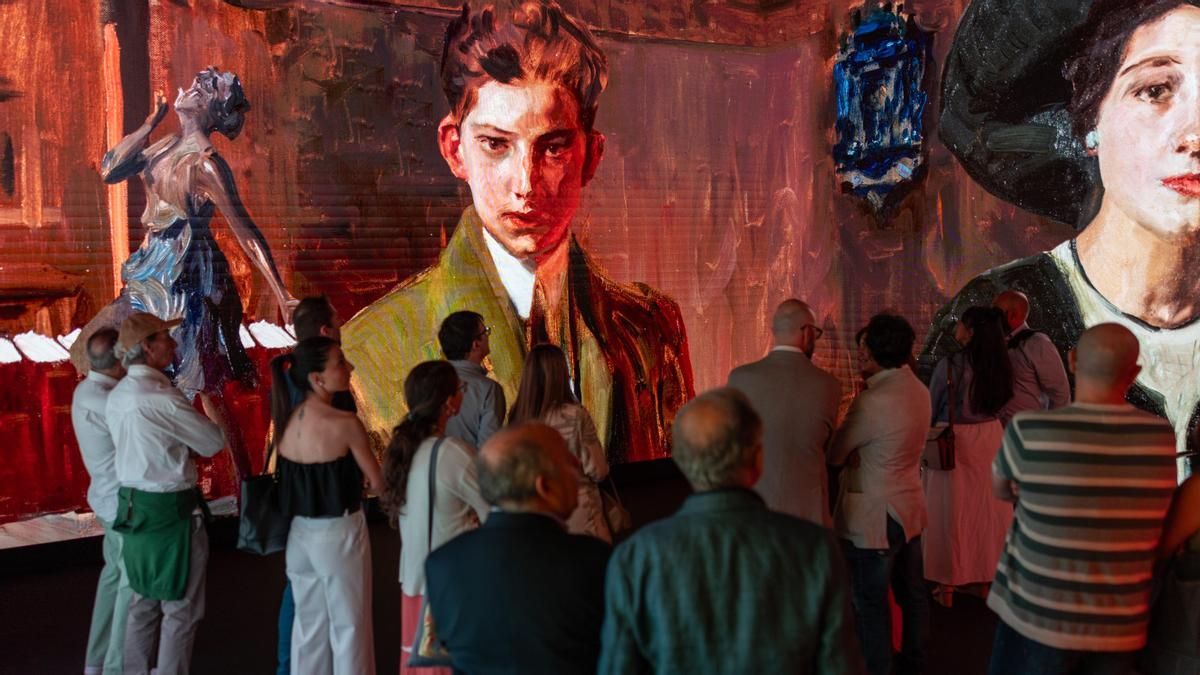 Visitas a la exposición de Sorolla en La Térmica Cultural de Ponferrada.