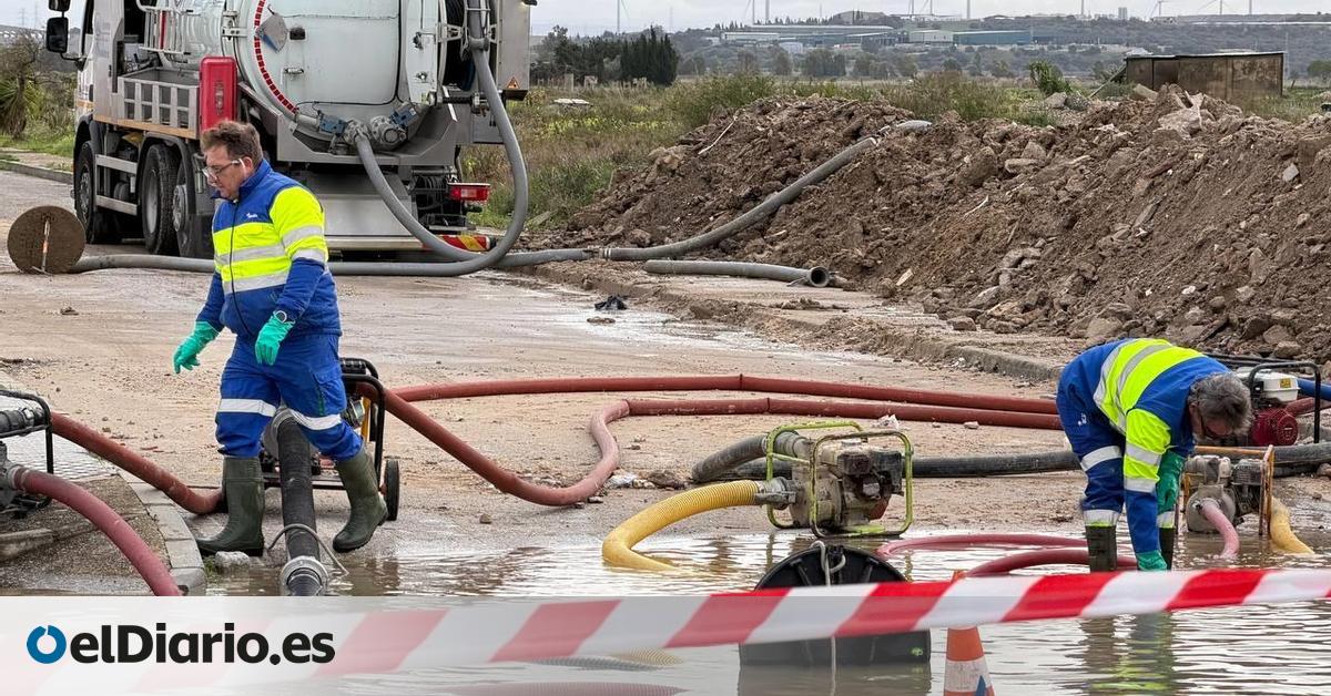 La tregua de la lluvia en Andalucía permite la vuelta a casa de una parte de los evacuados