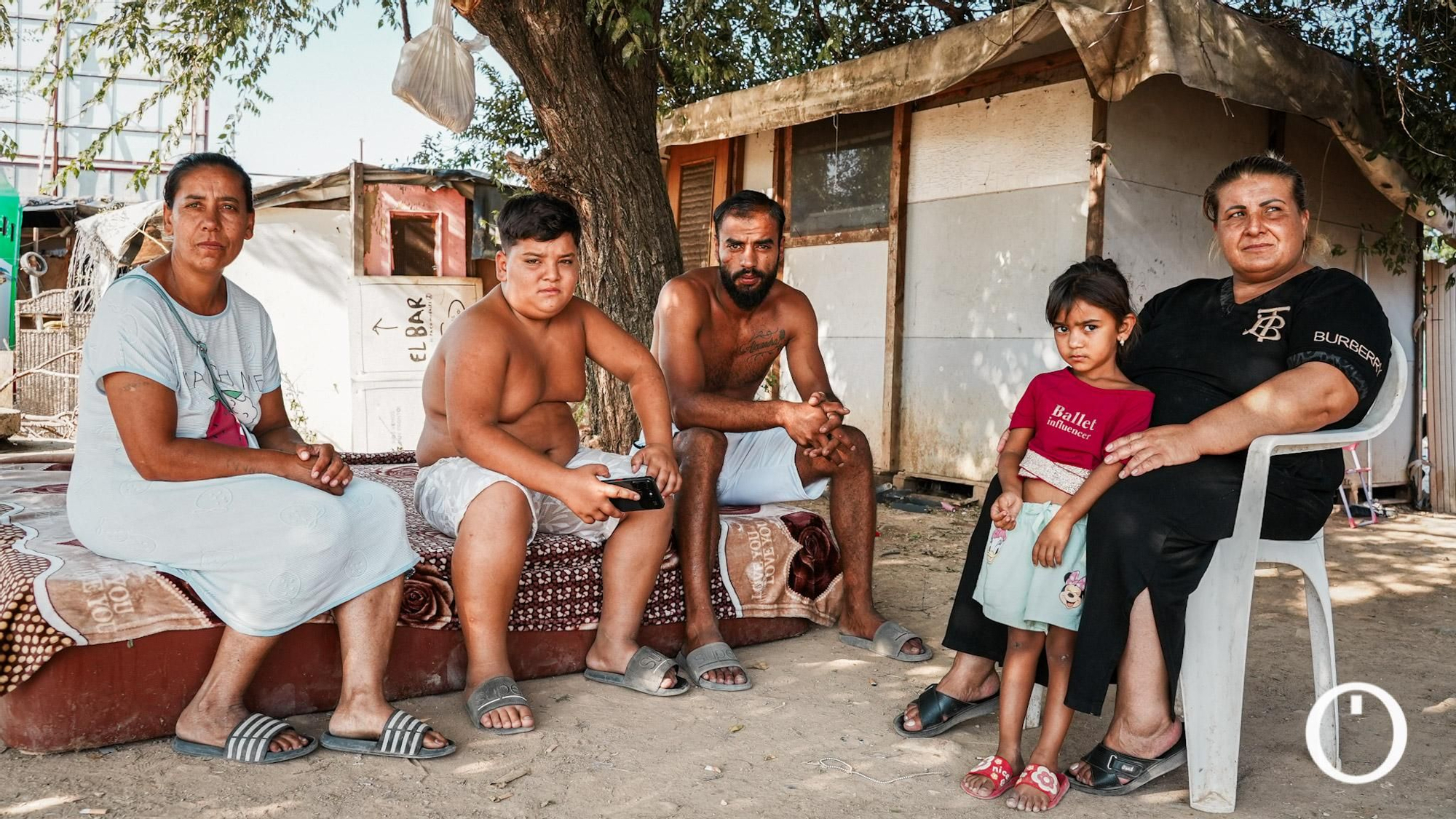 Asentamiento afectado tras el incendio que arrasó varias chabolas