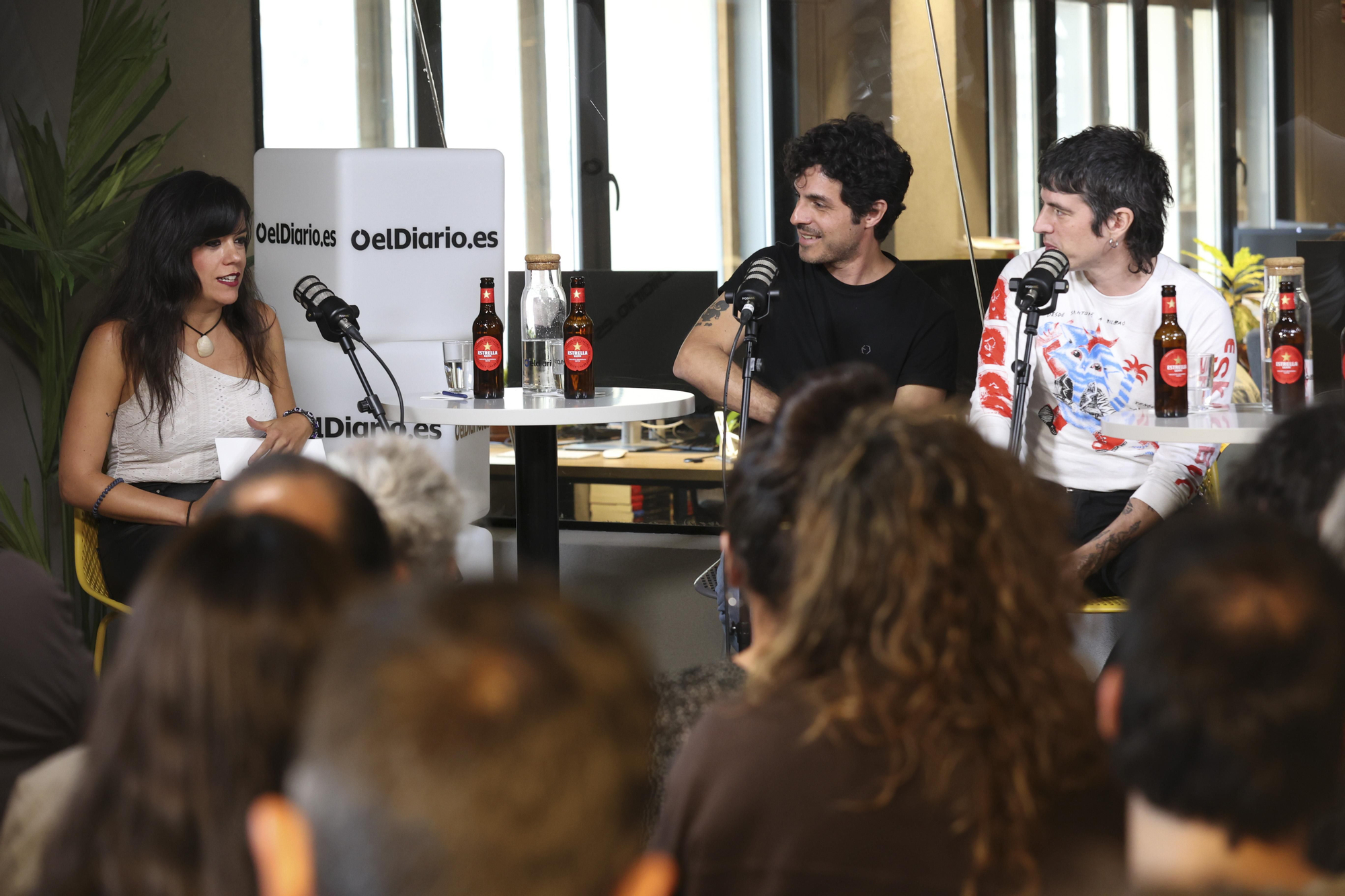 El grupo Biznaga en la redacción de elDiario.es, en imágenes