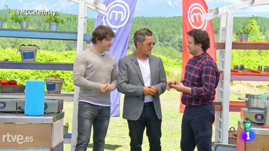 Alejandro Sanz en las cocinas