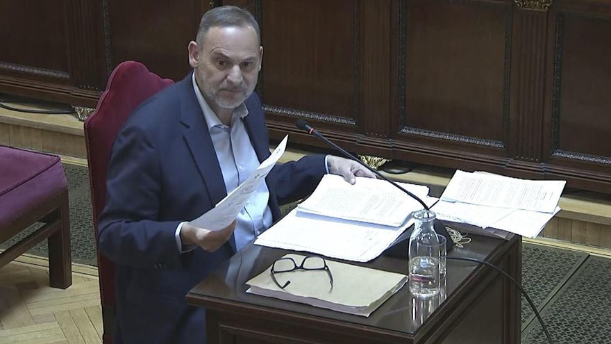 El exministro José Luis Ábalos durante su declaración