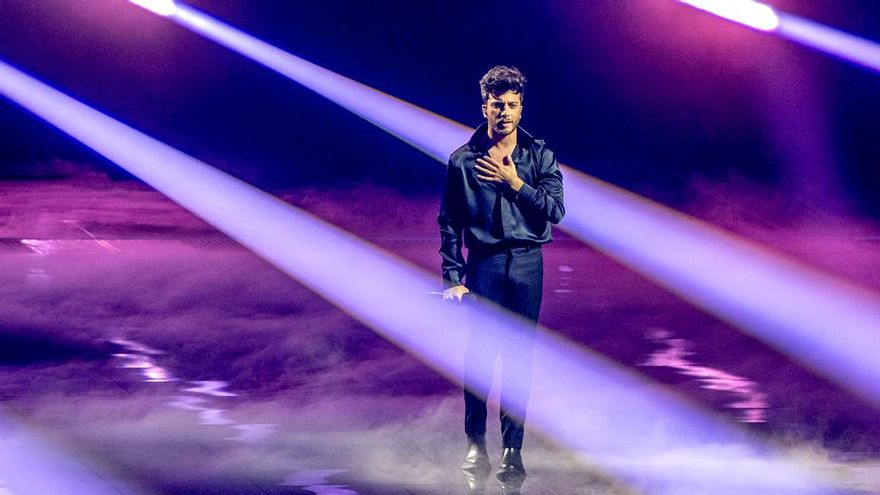 Vídeo: La actuación de Blas Cantó en la final de Eurovisión 2021, marcada por la emoción y su gran nivel vocal
