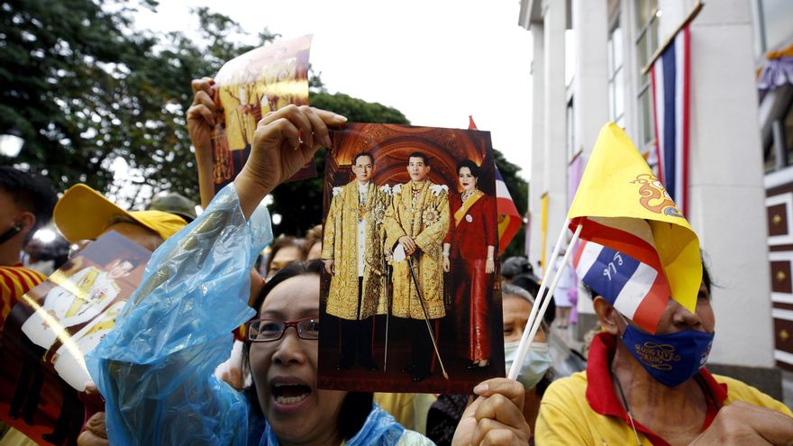 Fuertes medidas de seguridad en acto del monarca por las protestas en Bangkok