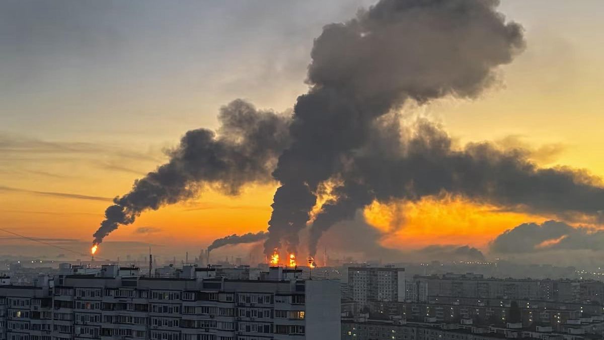 Efectos de los ataques ucranianos en Moscú (Rusia).