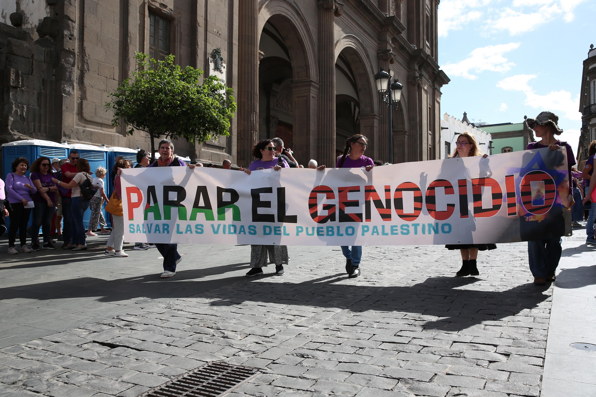 Así se vivió en Gran Canaria la manifestación por el 25N, Día contra la Violencia Machista