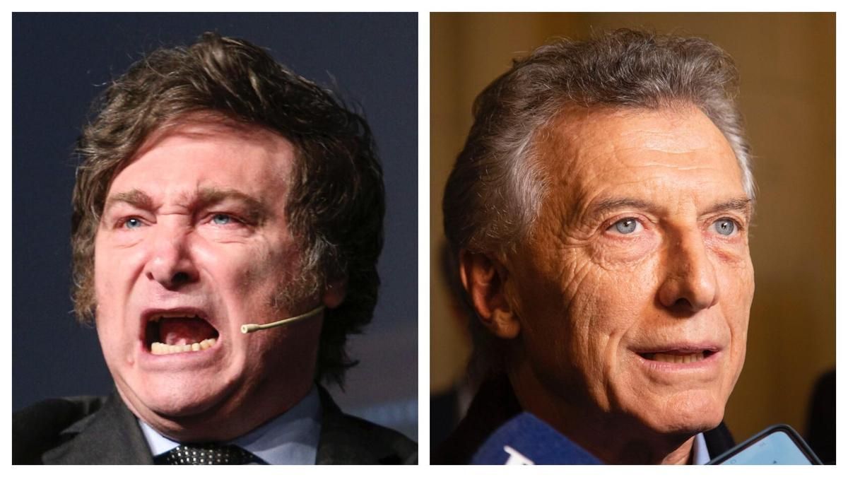 Javier Milei y Mauricio Macri
