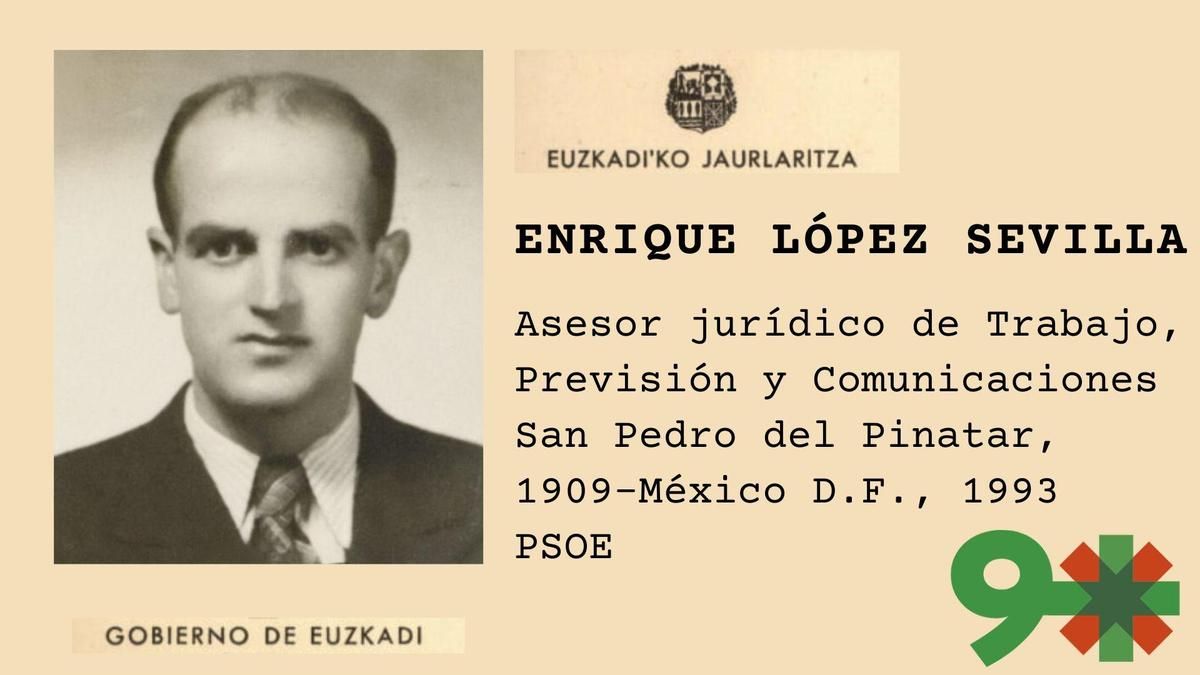 Enrique López Sevilla, la mano derecha del ministro Zugazagoitia que también tuvo cargos en el Gobierno de Euzkadi