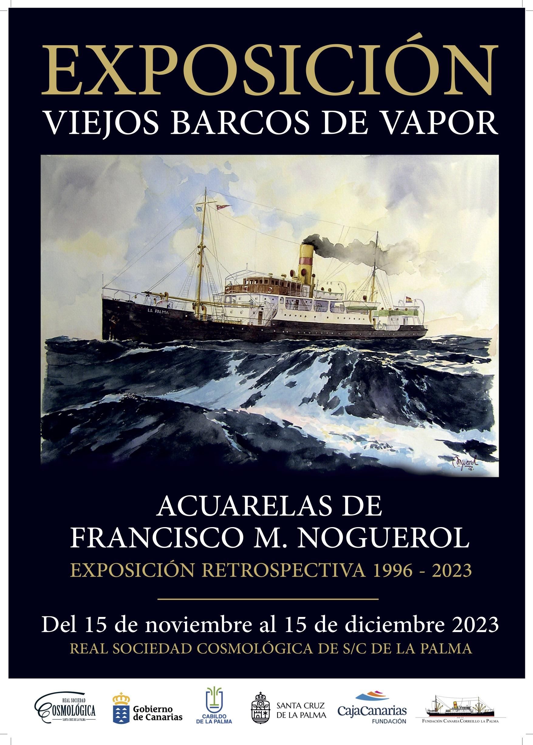 Cartel de la exposición de Francisco N. Noguerol.