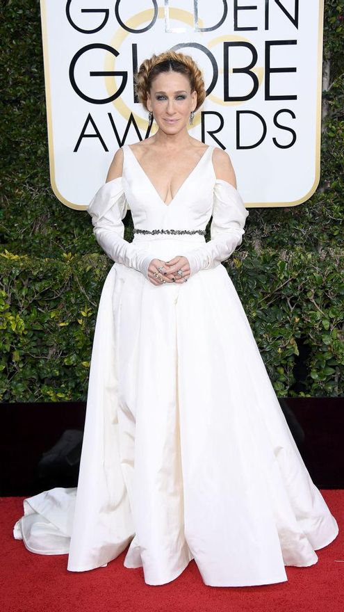 Sarah Jessica Parker optó por el blanco