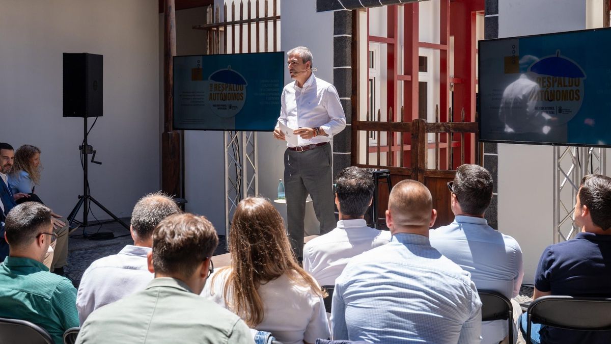 Manuel Domínguez presenta en La Palma las ayudas del Gobierno de Canarias para los autónomos