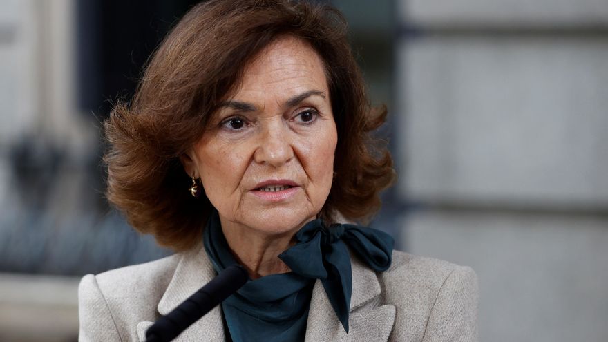 La vicepresidenta primera del Gobierno, Carmen Calvo. EFE/Mariscal/Archivo