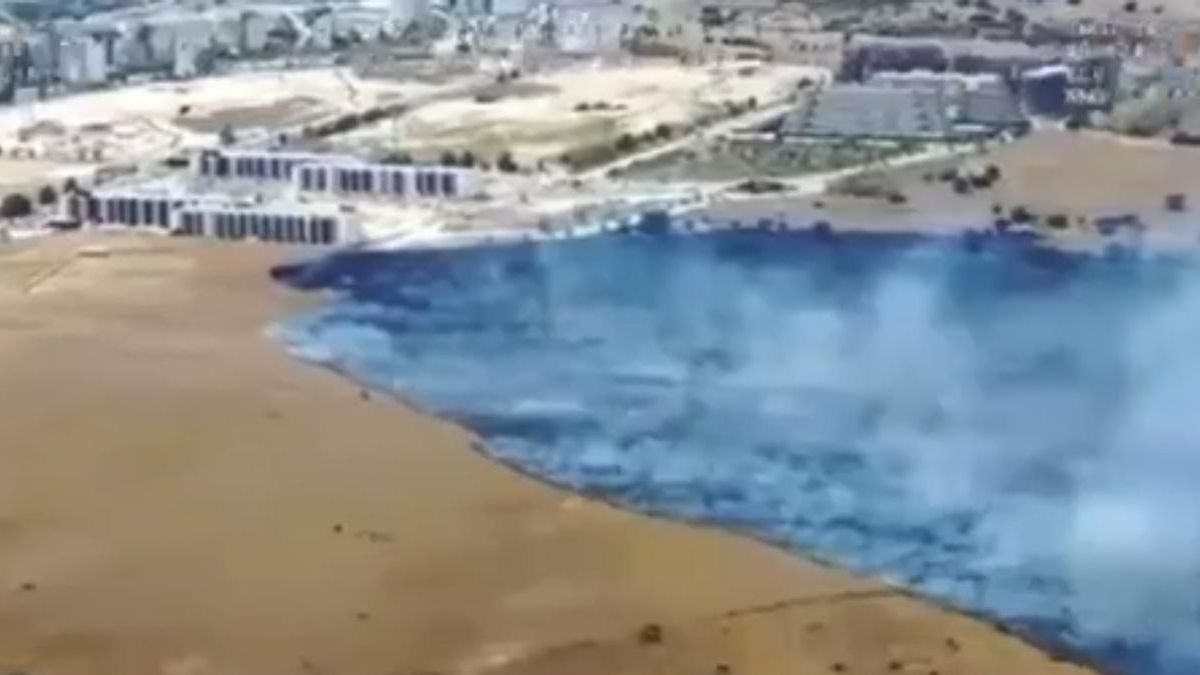 Fuego rozando los nuevos desarrollos de Tres Cantos