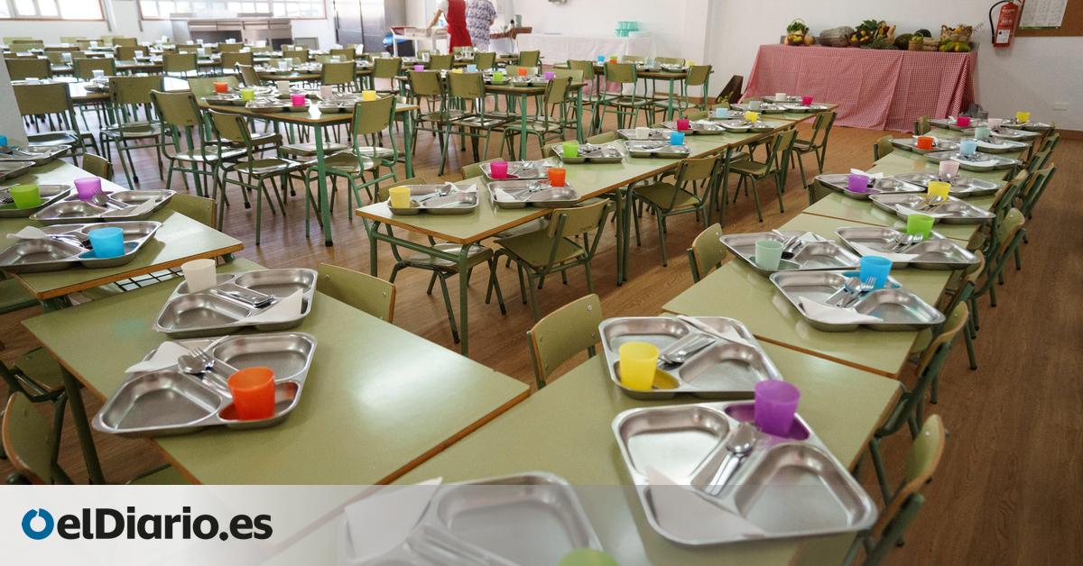 ¿Quién utiliza el comedor escolar? Melilla es el lugar con más pobreza y menos uso; en la rica Euskadi llegan al 80%