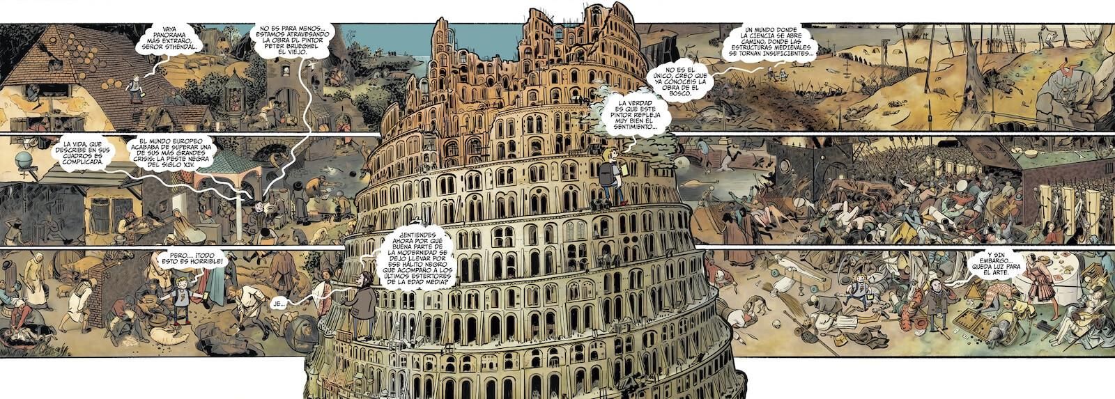 Una de las páginas del cómic de Pedro Cifuentes.