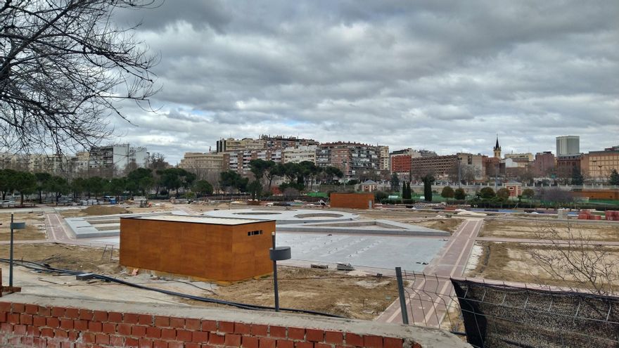 Vistas del Tercer Depósito desde el parque Santander