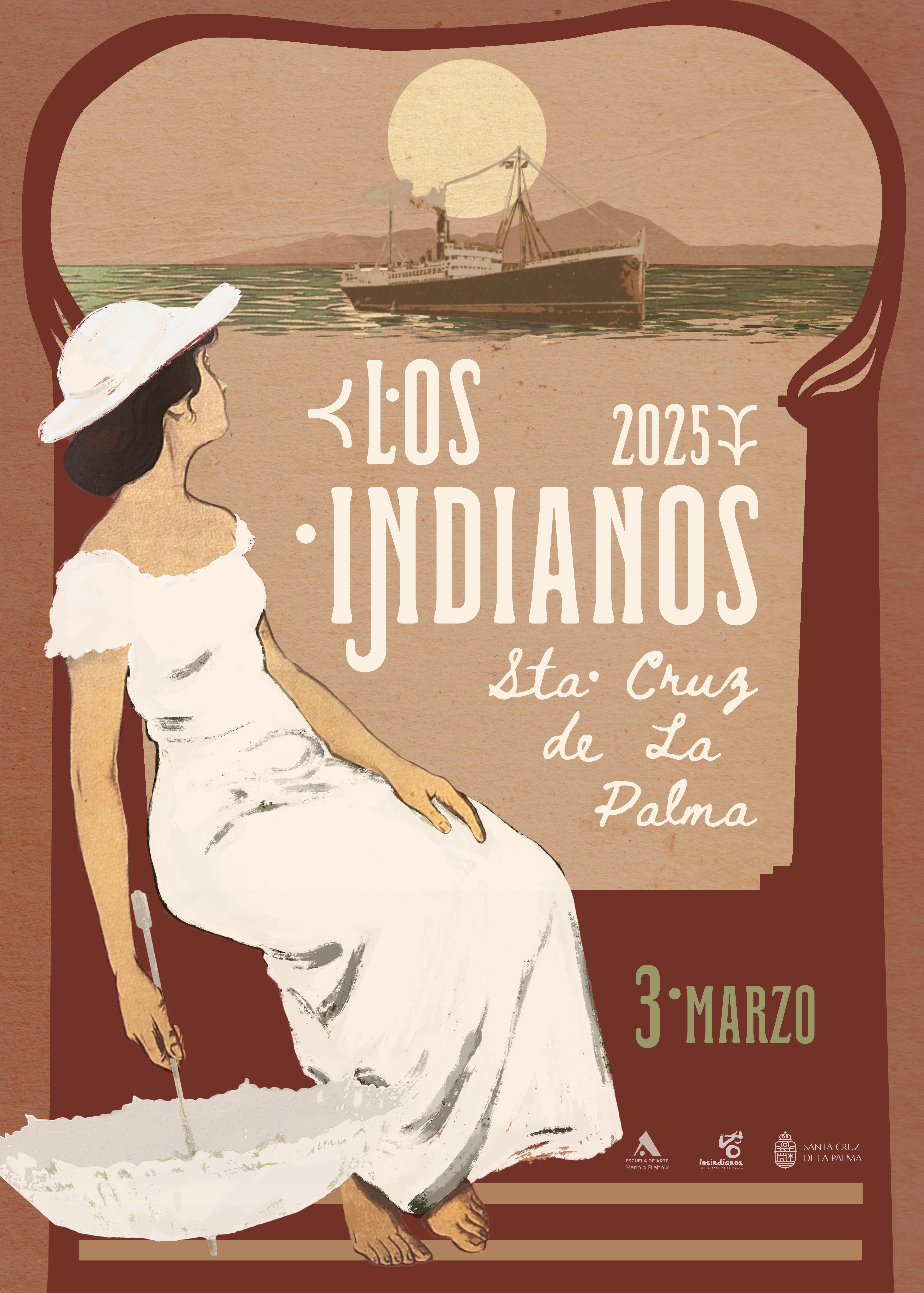 Cartel de Los Indianos 2025.