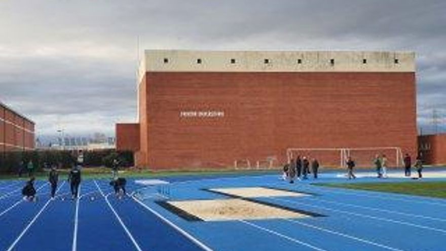 Nueva pista de atletismo de la Universidad de León