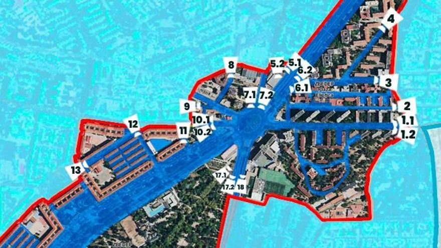Zona de Bajas Emisiones Plaza Elíptica: plano, cómo funciona y respuestas a preguntas frecuentes