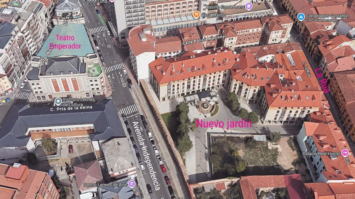 León creará un nuevo jardín entre las Cercas medievales y La Rúa y Patrimonio de la Junta lo bendice