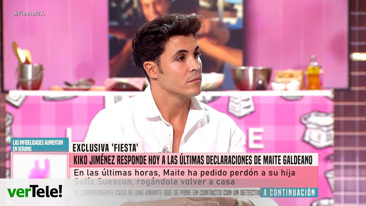 Kiko Jiménez denuncia a su suegra Maite Galdeano por "acusaciones" y "amenazas graves"