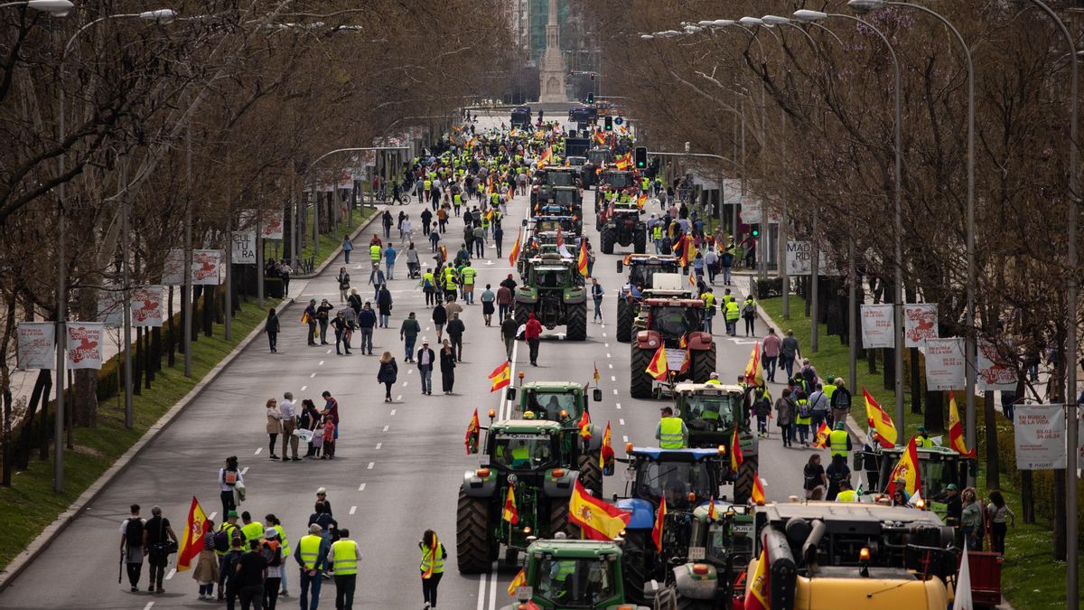 El campo anuncia una "gran tractorada" en Madrid el 28 de octubre con las organizaciones agrarias divididas