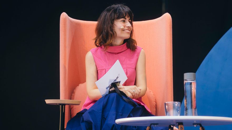 La subdirectora de elDiario.es María Ramírez, en el Festival en València.