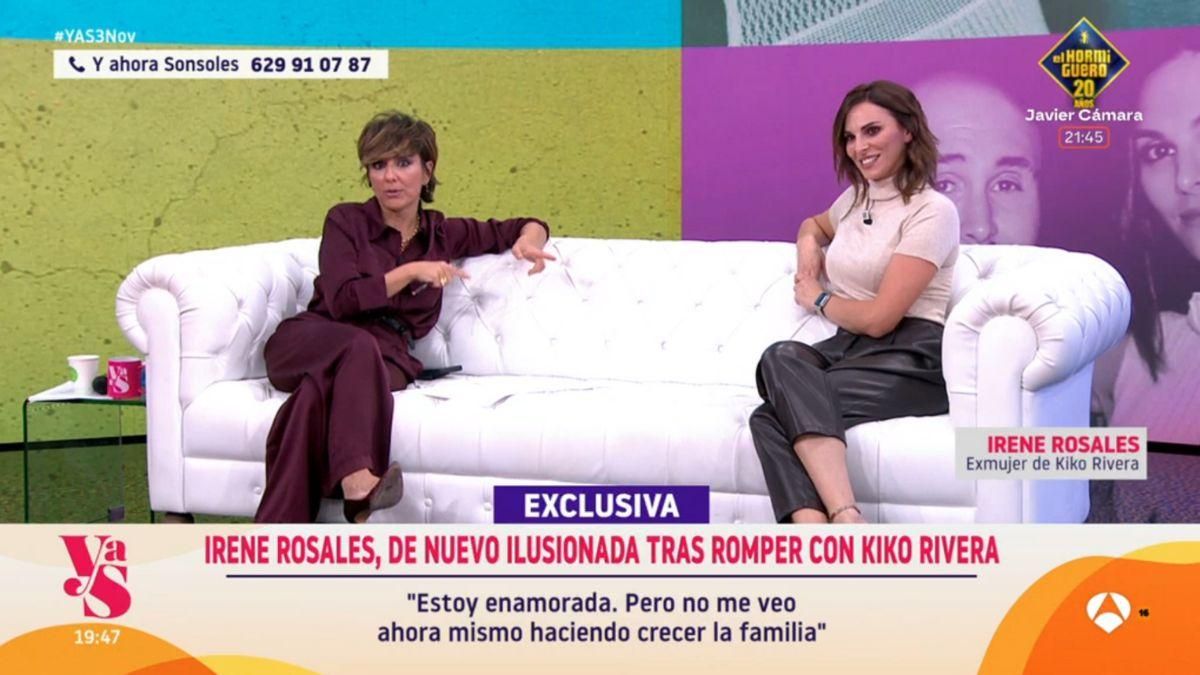 Irene Rosales debutó en Antena 3 semanas después de bailar en Telecinco para romper su silencio sobre Kiko Rivera
