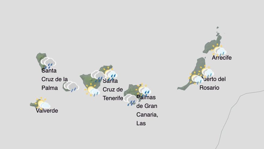 Lluvia, viento y hasta nieve: el parte del tiempo para Canarias por la borrasca Regina