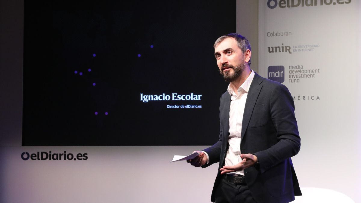 Ignacio Escolar, director de elDiario.es, durante el III encuentro de Periodismo Iberoamericano organizado por elDiario.es