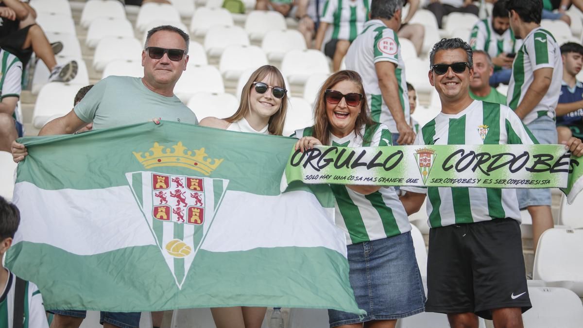 Grada Blanquiverde del Cordoba CF - Sevilla FC