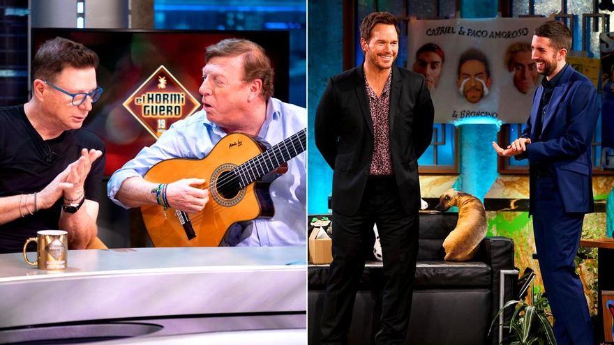 'El Hormiguero' (17.4%) despunta con Los Morancos y cierra febrero por delante de 'La Revuelta' (13.1%) con Chris Pratt