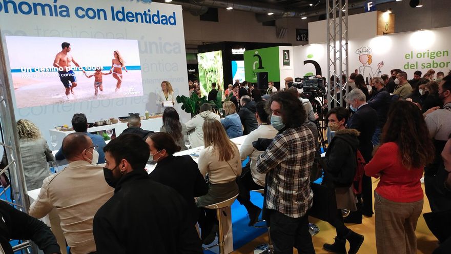 Stand de Gran Canaria, durante la presentación en Madrid Fusión 2022