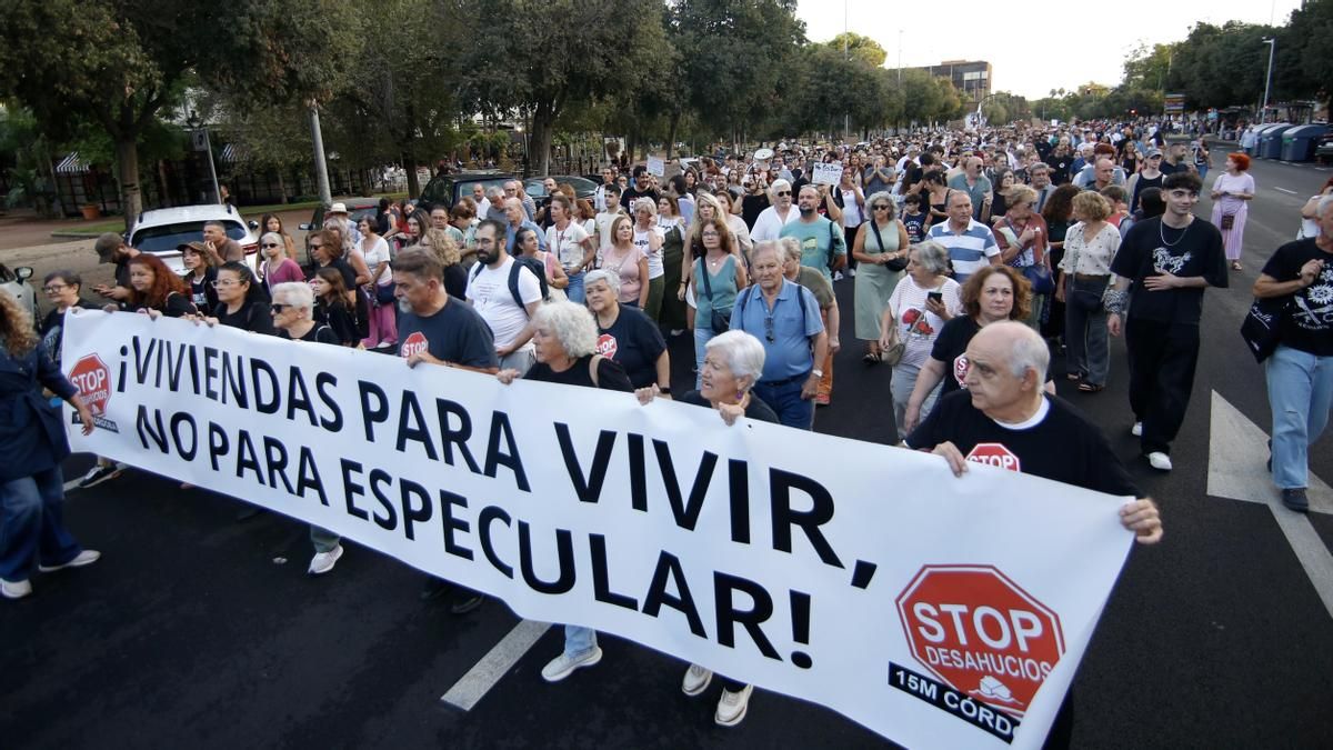 Manifestación por la vivienda