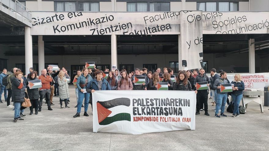 La Universidad pública vasca rompe relaciones con Israel y aprueba un manifiesto de apoyo a Palestina