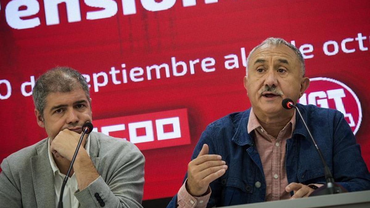 Los secretarios generales de CCOO y UGT