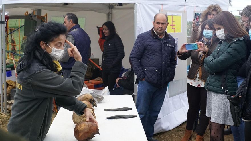 Hallan los restos de 13 víctimas de la represión franquista cerca de Feria (Badajoz)