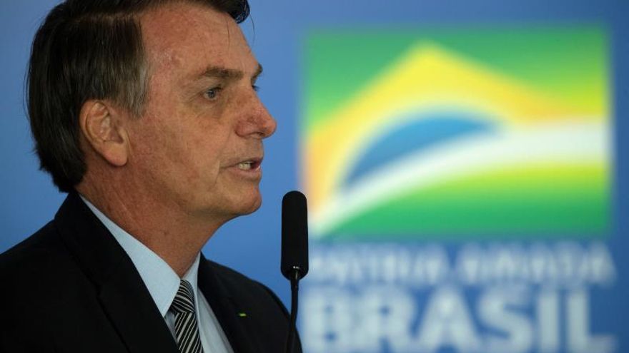 En la imagen, el presidente de Brasil, Jair Bolsonaro.