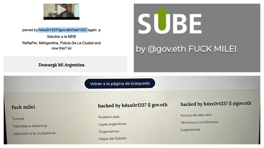 Hackearon el sitio Mi Argentina y la aplicación SUBE y el Gobierno apuntó a gestiones anteriores por el "estado deplorable" en que dejaron la ciberseguridad