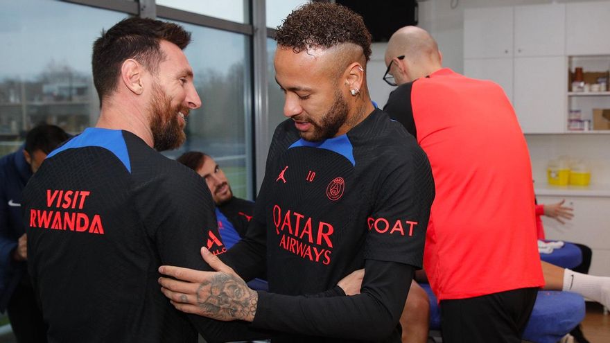 Lionel Messi volvió a entrenar con el PSG: cómo fue el reencuentro con Neymar