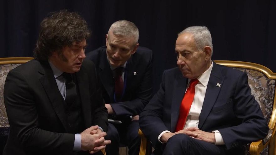 Milei con Netanyahu: entre el respaldo a un premier con pedido de captura y la tensión por el petróleo de Malvinas