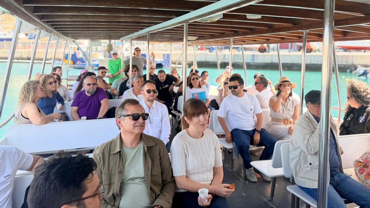Rutas 2030: un recorrido por la costa de Tazacorte destaca “la  economía azul y la innovación marina”