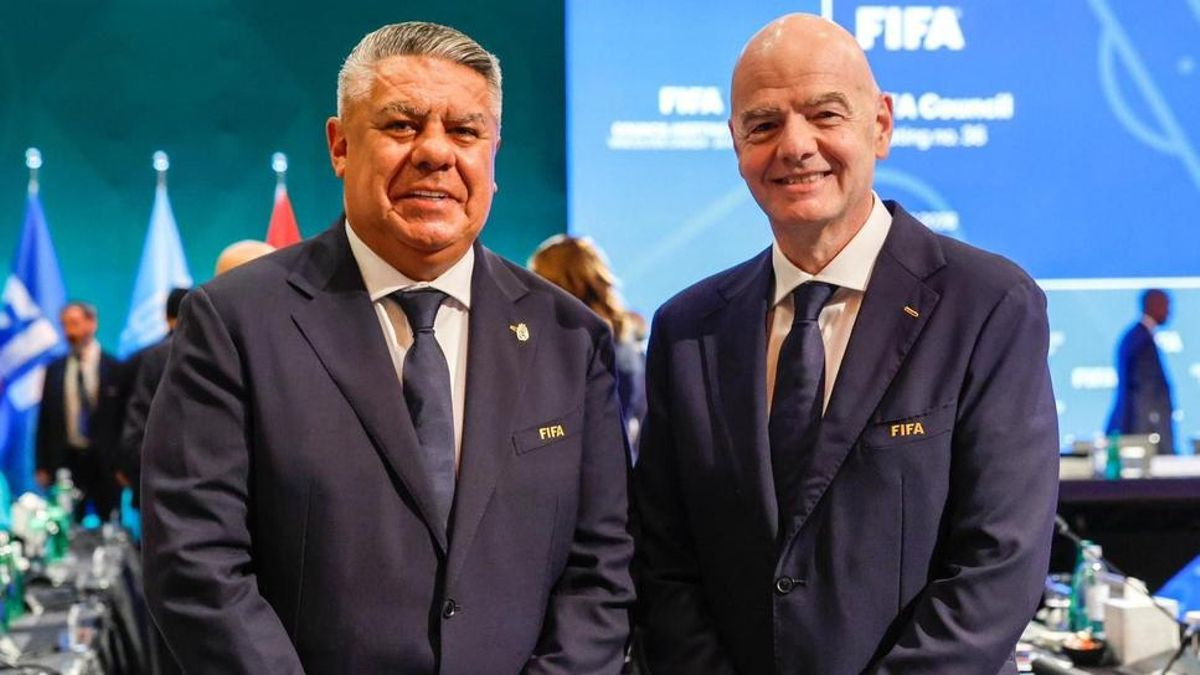La AFA de Chiqui Tapia respaldó al presidente de la FIFA, Gianni Infantino, con un comunicado