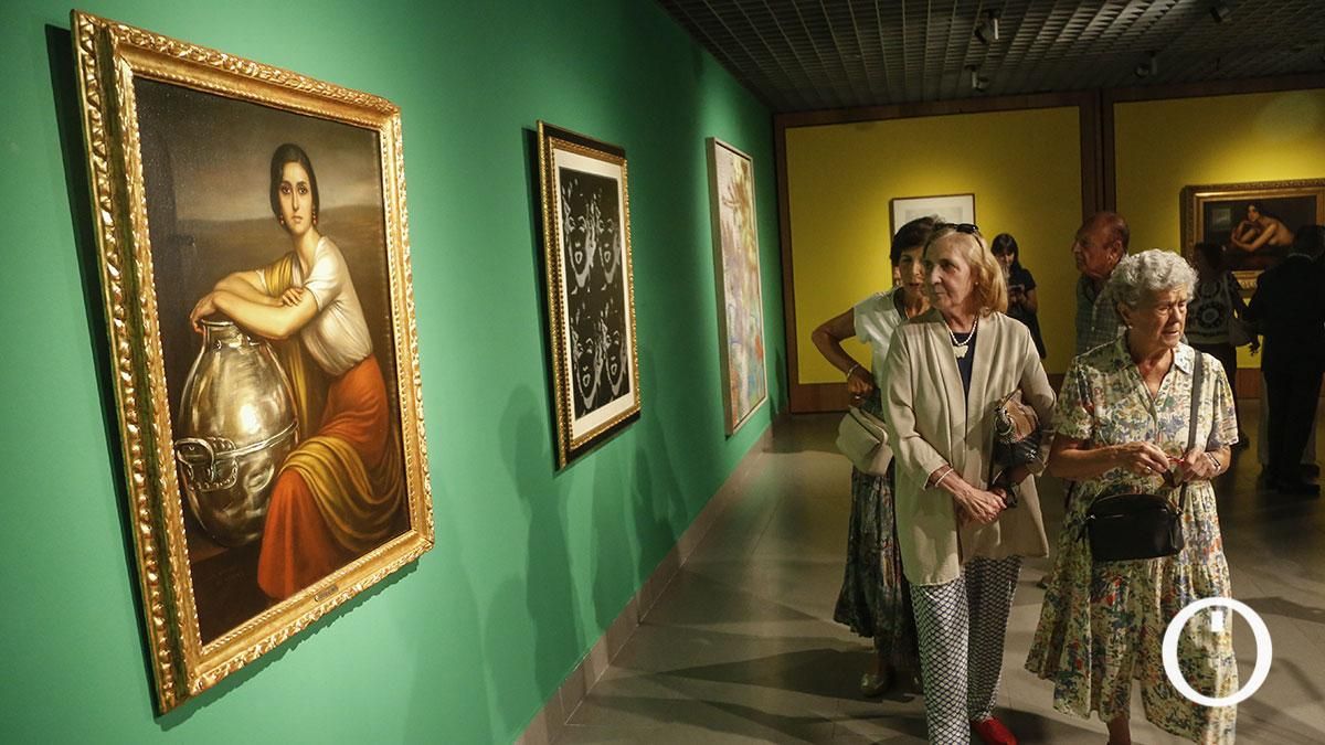 Inauguración de la Exposición "Mujeres" Romero de Torres y grandes artistas contemporáneos en la Fundación Cajasol