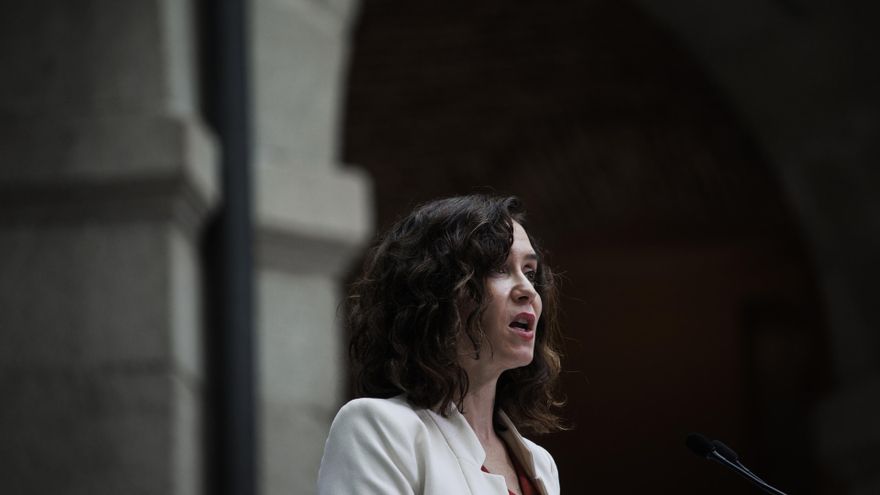 La presidenta de la Comunidad de Madrid, Isabel Díaz Ayuso. Archivo.