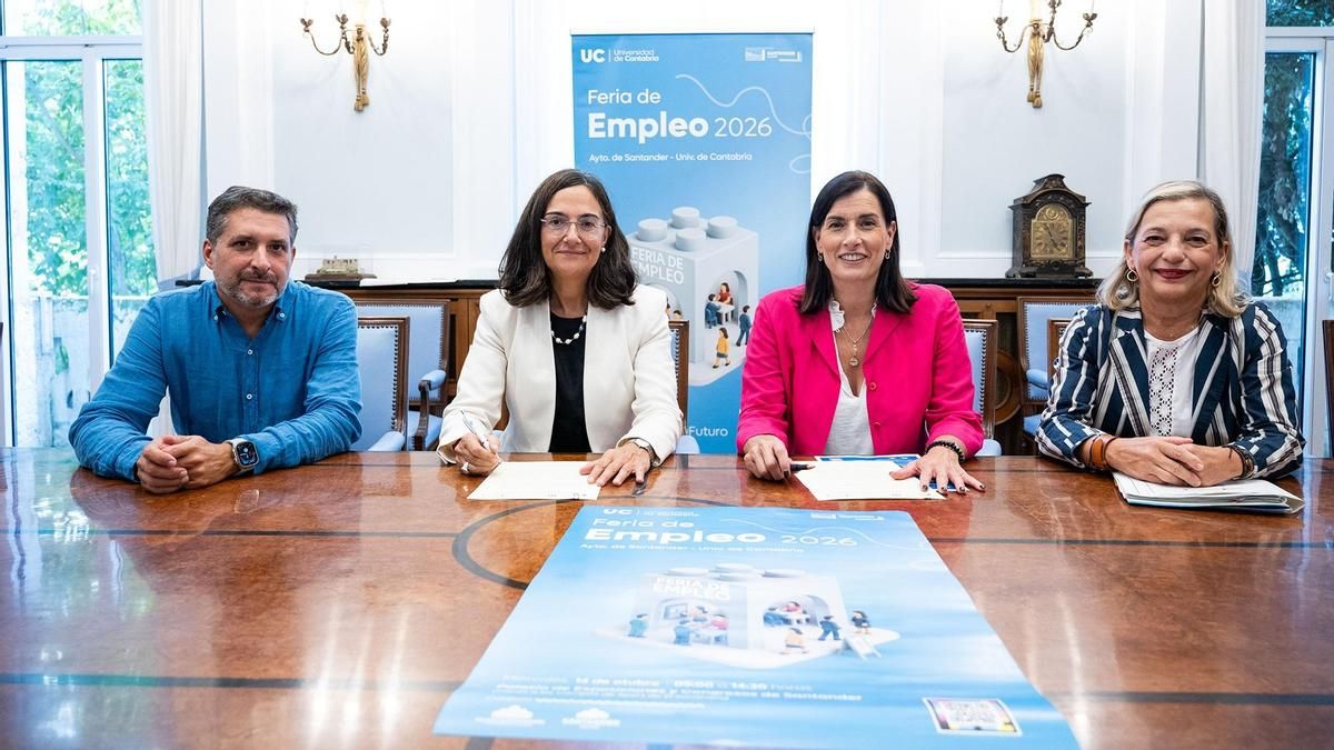 Presentación de la Feria de Empleo de Santander.