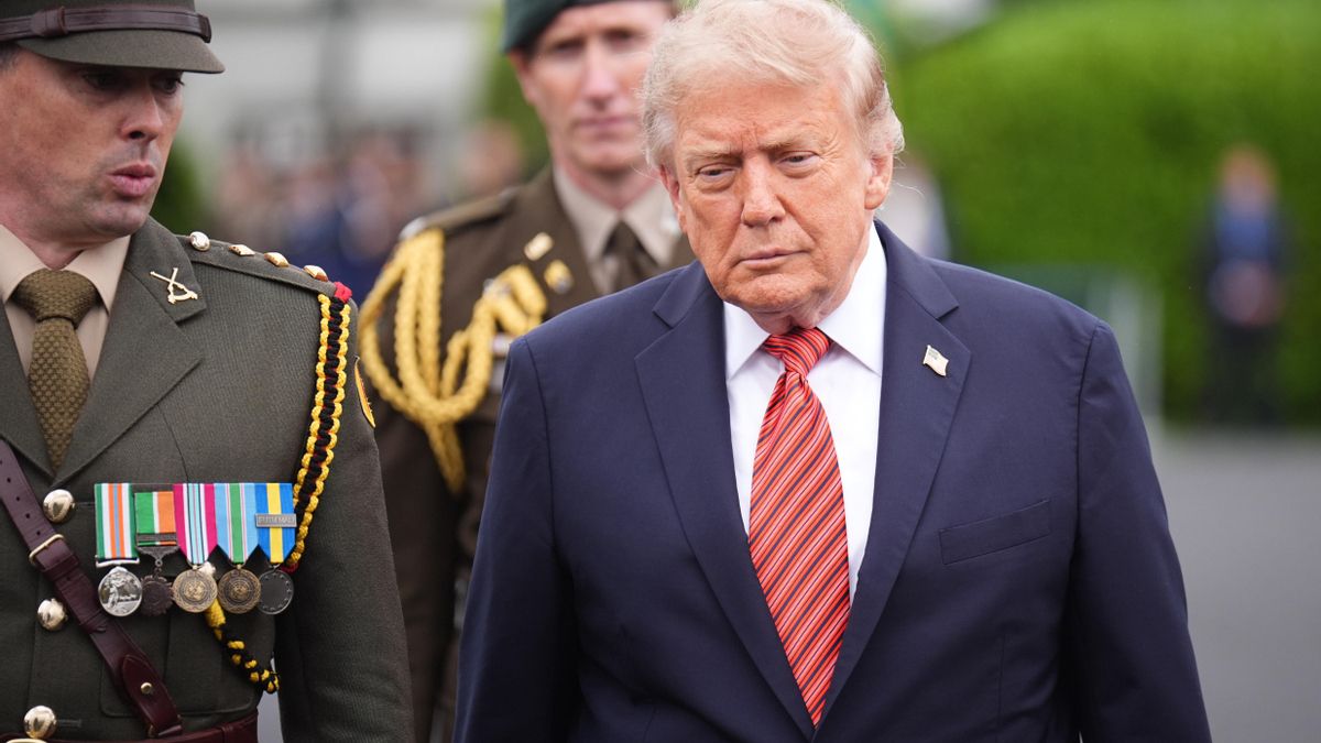 El presidente de EEUU, Donald Trump, durante su visita a Irlanda en septiembre de 2026
