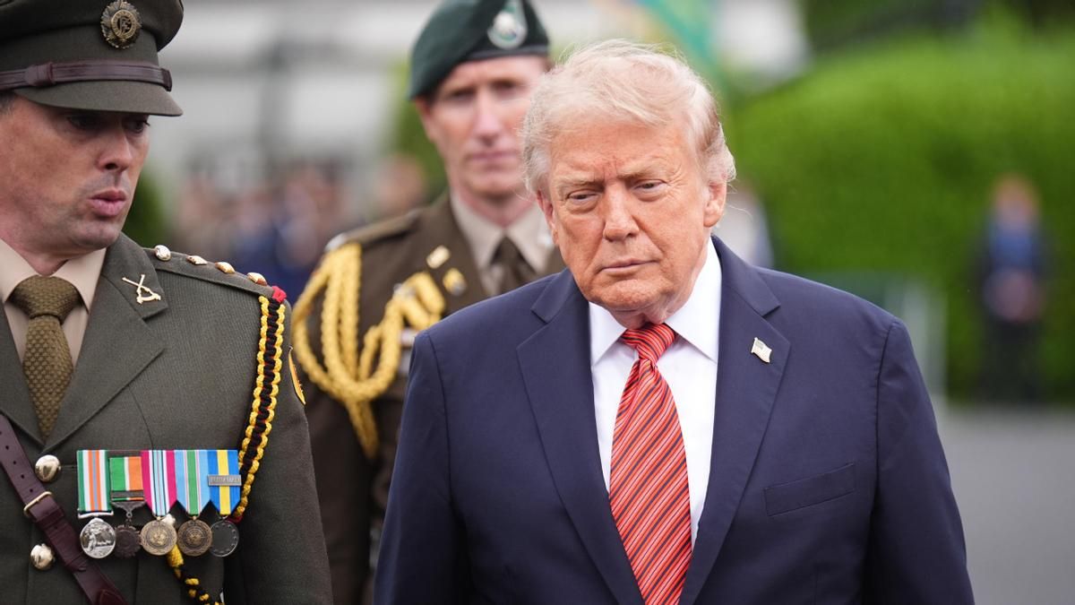 El presidente de EEUU, Donald Trump, durante su visita a Irlanda en septiembre de 2026
