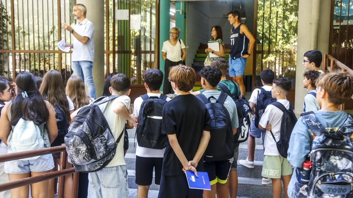 Comienzo de las clases en los institutos